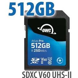 512GB OWC Atlas Pro SDXC V60 UHS-II Memory Card