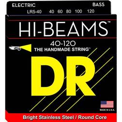 DR Strings Hi-Beam Stainless Steel Round Core Lite 5 String 40-120, LR5-40