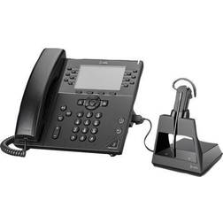 Poly Plantronics Voyager 4245 Office Bluetooth Mobile Headset Black (214700-01) Black