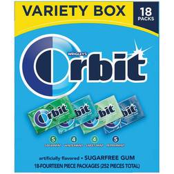Orbit Gum Sugar Free Mint Chewing Gum Variety