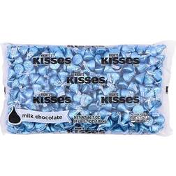 KISSES Blue Foils Milk Chocolate Candy, Bulk, 66.7