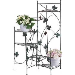 Zingz & Thingz 22.25 Ivy-Design Staircase Iron Plant Stand 6