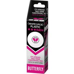 Butterfly R40+ Table Tennis Balls 3-pack