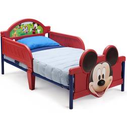 Delta Children Nursery Gliders & Recliners Red Disney Mickey Mouse 3D-Footboard Toddler Bed