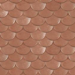 Tempaper Brass Belly Removable Wallpaper in Brown, Size 16.5'
