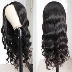 Sofeel Brazilian Virgin Body Wave V Part Wigs 18 inch Natural Black