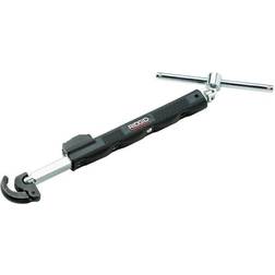 Ridgid 1-1/4 in. Adjustable 10 in. to 17 in. Telescoping LED Lit Basin Pipe Wrench for Faucet Install and Repair Rohrzange