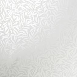 Crown Brewster Home Fashions Salix Silver Leaf Non Woven Wallpaper, Grey