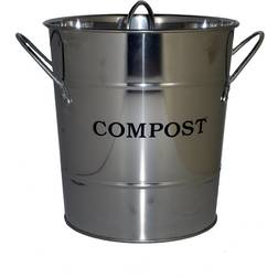 Exaco 2-in-1 Stainless Steel Lid with Rubber Seal Compost