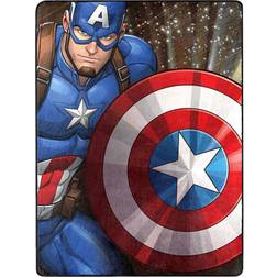 Avengers 46"x60" Our Captain Silk Touch Complete Decoration Pillows Red, White, Blue