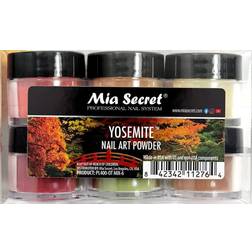 Mia Secret Acryli Powder Collection Yosemite Nail Art Powder 6-pack