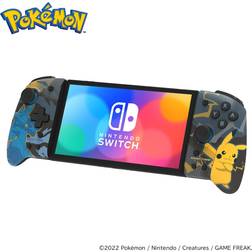 Hori Nintendo Switch Split Pad Pro (Pikachu & Lucario) Ergonomic Controller for Handheld Mode