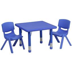 Flash Furniture 24SQ Blue Activity Table Set