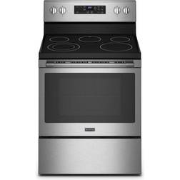 Maytag MER4600L Free Standing Electric Range Silver