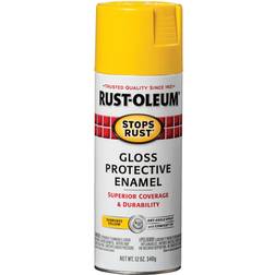 Rust-Oleum Stops Rust Protective Enamel 12 oz Anti-corrosion Paint Sunburst Yellow