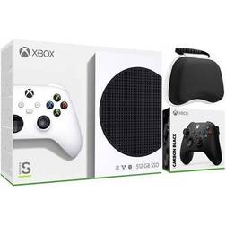 Microsoft 2020 New Xbox All Digital 512GB SSD Console White Xbox Console and Wireless Controller with Two Xbox Wireless Controllers-Robot White and Carbon