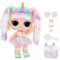 LOL Surprise Big Baby Hair Hair Hair Large 11” Doll, Unicorn with 14 Surprises Including Shareable Accessories and Real Hair Great Gift for Kids Ages 4