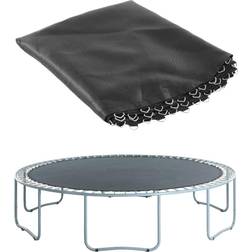 Upper Bounce Machrus Trampoline Replacement Mat with Sturdy 80 V-Rings- Jumping Mat Compatible with 12ft Round Frame & 5.5” Springs- Ultra Durable PP Mat with High Elasticity- UV & Water Resistant