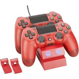 Venom PS4 Twin Charge Docking Station - Red