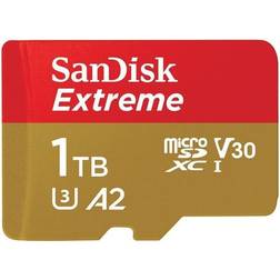 SanDisk Extreme microSDXC Class 10 UHS-I U3 V30 A2 190MB/s 1TB