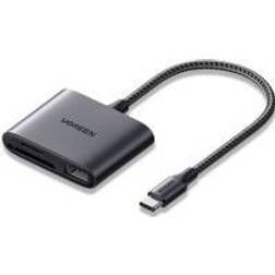 Ugreen Card reader USB, CM387, USB-C (black)