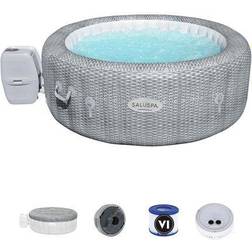 Bestway Inflatable Hot Tub SaluSpa AirJet Inflatable 6-Person Hot Tub