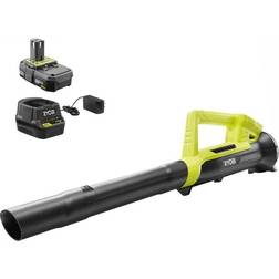 Ryobi ONE 90 MPH 200 CFM 18-Volt Lithium-Ion Cordless Leaf Blower 2.0 Ah Certified RECONDITIONED