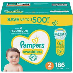 Pampers Swaddlers Disposable Diapers Size 2 180 pcs