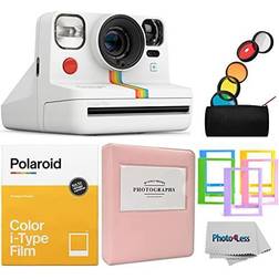 Polaroid NOW Camera White Color Film Album Plastic Frames
