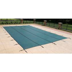 Blue Wave 14-ft x 28-ft Rectangular In Ground Pool Safety Cover Green