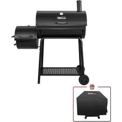 Royal Gourmet Charcoal Grill with Offset Smoker, 811