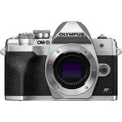 Olympus OM-D E-M10 Mark IV Mirrorless Camera, Silver with 14-42mm II R Lens