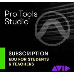 Avid Pro Tools Studio 1-Year Subscription Updates And Support For Students/Teachers (Educational Pricing) One-Time Payment