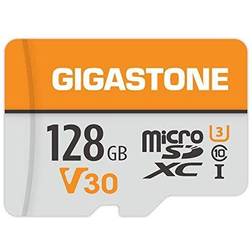 Gigastone 128GB Micro SD Card, 4K Video Pro, GoPro, Surveillance, Security Camera, Action Camera, Drone, 95MB/s MicoSDXC Memory Card UHS-I V30