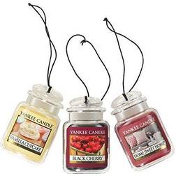 Yankee Candle Car Jar Ultimate Hanging Air Freshener 3-Pack Vanilla Cupcake Sweet