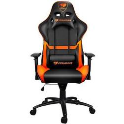 Compucase COUGAR Gaming Chair (Black and Orange)