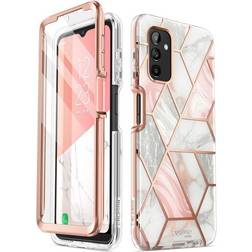 Supcase i-Blason Cosmo Case for Samsung Galaxy A13 4G/ 5G, Slim Full-Body Stylish Protective Case with Built-in Screen Protector (Marble)