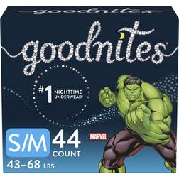 Goodnites Boys' Nighttime Bedwetting Underwear S/M 44ct