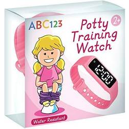 ABC123 Potty Training Watch Baby Reminder Water Resistant Timer for Toilet Training Kids & Toddler (Pink)