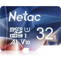 Netac P500 MicroSDHC Class 10 UHS-I U1 V10 A1 90/10 MB/s 32GB