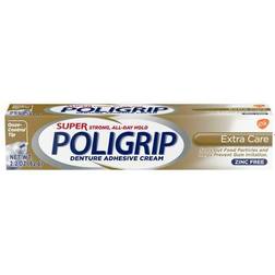 Poligrip Super Extra Care Zinc Free Denture Partials Adhesive Cream