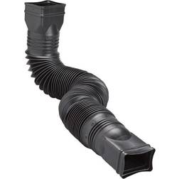 Black Flex-A-Spout 4 H X 4 in. W X 25.5 in. L Vinyl K Downspout Extension