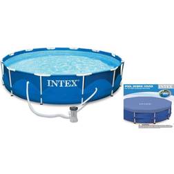 Intex Metal Frame Swimming Pool Set with Filter Ø3x0.8m
