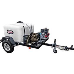 Simpson Mobile Trailer 3800 PSI 3.5 GPM Gas Cold Water Pressure Washer with HONDA GX270 Engine (49-State)