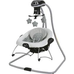 Graco Duetconnect Lx Swing With Multi-Direction, Asher Grey Asher Grey