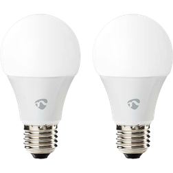 Nedis WIFILRC20E27 LED Lamps 9W E27 2-pack
