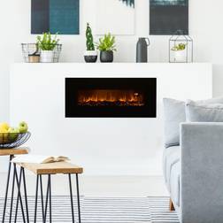 The Northwest Electric Fireplace Wall Decor, Black