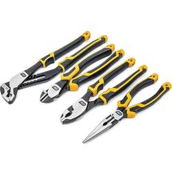 GearWrench Plier Sets; Set Type: Assortment ; Number of Pieces: 4.000 ; Container Type: Carded ; Handle Material: Dual Material Part #82203C