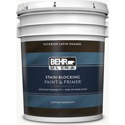 BEHR ULTRA Ultra Woodstain Pure White 5gal