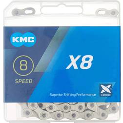 KMC X8.99/X8 Bicycle Chain 1/2 116L, Silver